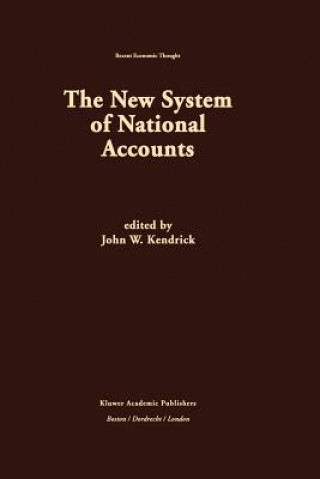 Book New System of National Accounts John W. Kendrick