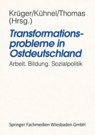 Kniha Transformationsprobleme in Ostdeutschland Heinz-Hermann Krüger