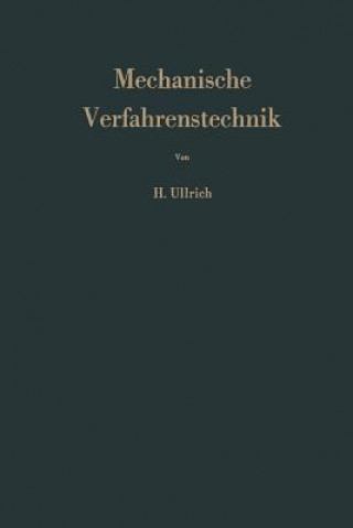 Kniha Mechanische Verfahrenstechnik Hansjürgen Ullrich
