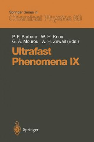 Kniha Ultrafast Phenomena IX Paul F. Barbara