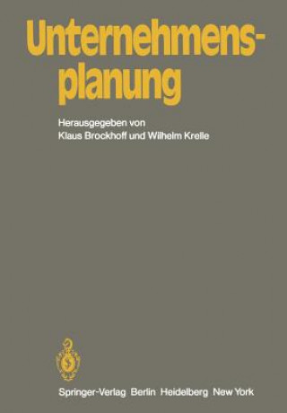 Könyv Unternehmensplanung K. Brockhoff