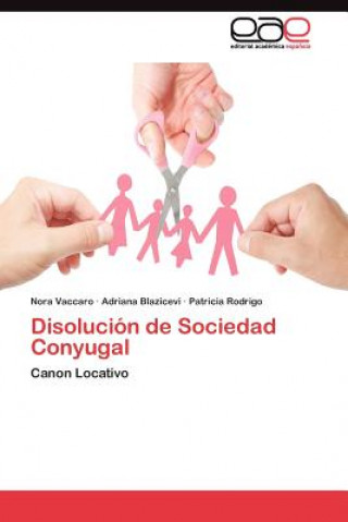 Kniha Disolucion de Sociedad Conyugal Nora Vaccaro