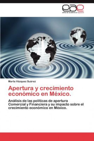 Knjiga Apertura y crecimiento economico en Mexico. Marta Vázquez Suárez