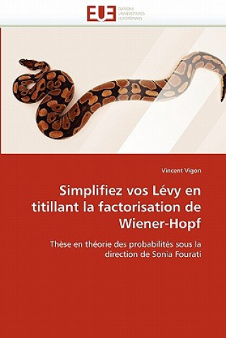 Kniha Simplifiez Vos L vy En Titillant La Factorisation de Wiener-Hopf Vincent Vigon