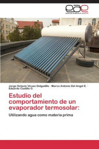 Kniha Estudio del comportamiento de un evaporador termosolar Jorge Octavio Virues Delgadillo