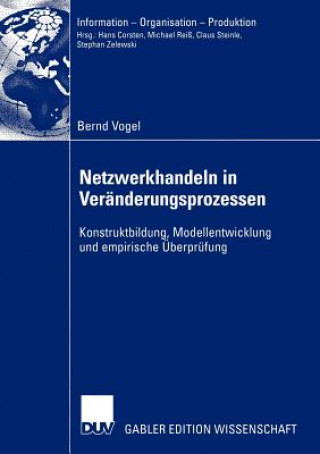 Kniha Netzwerkhandeln in Veranderungsprozessen Bernd Vogel