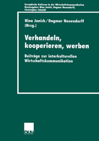 Libro Verhandeln, Kooperieren, Werben Nina Janich