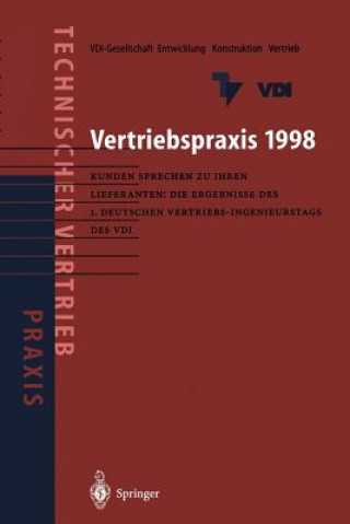 Knjiga Vertriebspraxis VDI-Gesellschaft Entwicklung Konstruktion Vertrieb