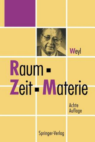 Könyv Raum, Zeit, Materie Hermann Weyl