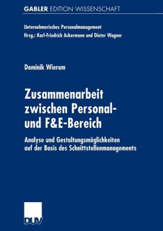 Kniha Zusammenarbeit Zwischen Personal- und F&E-Bereich Dominik Wierum