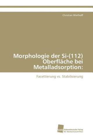 Книга Morphologie der Si-(112) Oberflache bei Metalladsorption Christian Wiethoff