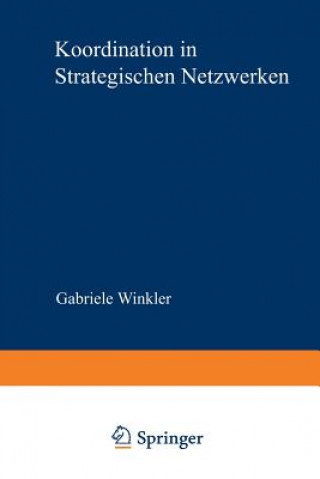 Buch Koordination in Strategischen Netzwerken Gabriele Winkler