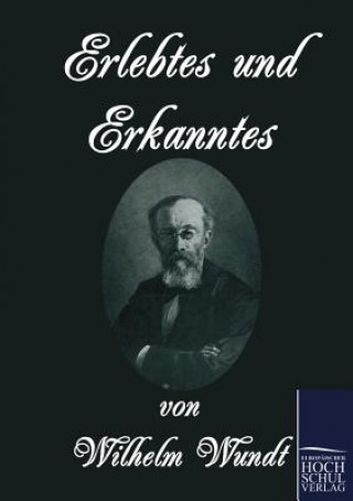 Libro Erlebtes und Erkanntes Wilhelm Wundt