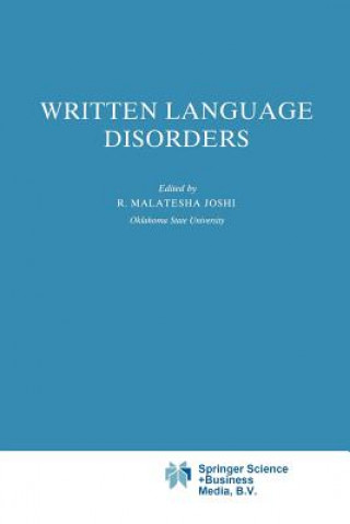 Könyv Written Language Disorders R. M. Joshi