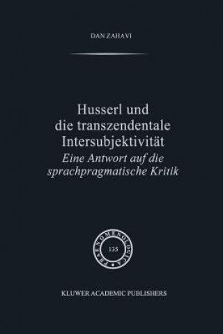 Buch Husserl und die Transzendentale Intersubjektivitat Dan Zahavi