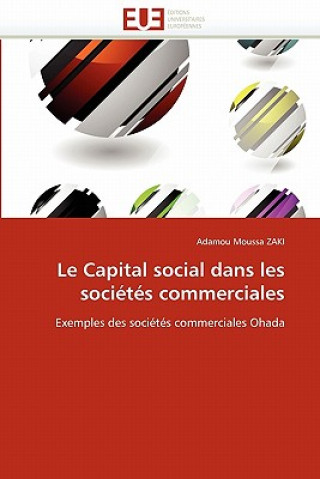 Книга capital social dans les societes commerciales Adamou M. Zaki