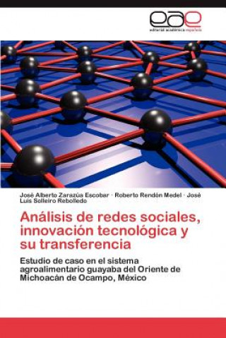 Buch Analisis de redes sociales, innovacion tecnologica y su transferencia José Alberto Zarazúa Escobar