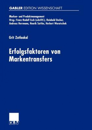 Buch Erfolgsfaktoren von Markentransfers Grit Zatloukal