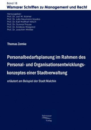 Książka Personalbedarfsplanung im Rahmen des Personal- und Organisationsentwicklungskonzeptes einer Stadtverwaltung Thomas Zemke