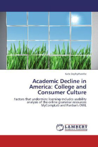 Książka Academic Decline in America: College and Consumer Culture Kate Zephyrhawke