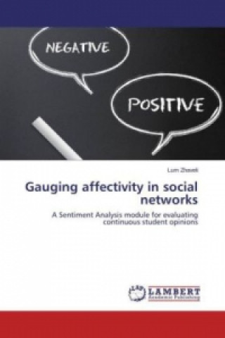 Kniha Gauging affectivity in social networks Lum Zhaveli