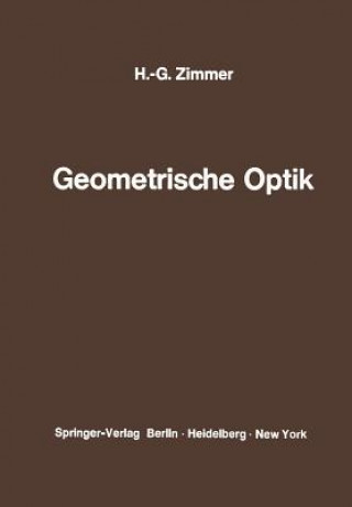 Książka Geometrische Optik Hans-Georg Zimmer