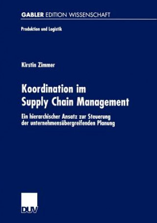 Book Koordination im Supply Chain Management Kirstin Zimmer