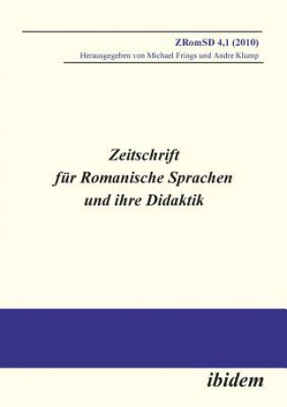 Książka Zeitschrift f r Romanische Sprachen und ihre Didaktik. Heft 4.1 Michael Frings