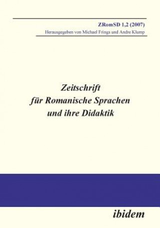 Livre Zeitschrift f r Romanische Sprachen und ihre Didaktik. Heft 1.2 Michael Frings