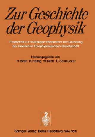 Książka Zur Geschichte der Geophysik H. Birett