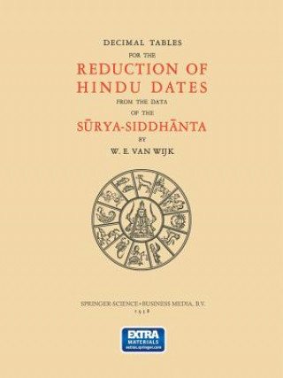 Kniha Decimal Tables for the Reduction of Hindu Dates from the Data of the Surya-Siddhanta W. E. van Wijk