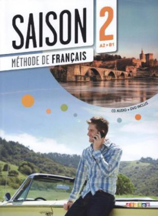 Книга Saison 2 A2-B1 Livre d'éleve + CD + DVD Marie-Noëlle Cocton
