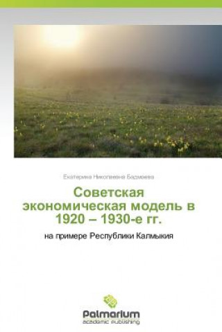 Könyv Sovetskaya Ekonomicheskaya Model' V 1920 - 1930-E Gg. Ekaterina Nikolaevna Badmaeva