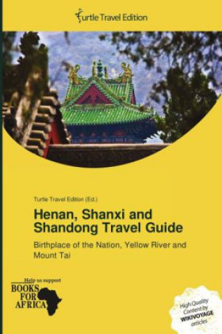 Carte Henan, Shanxi and Shandong Travel Guide 