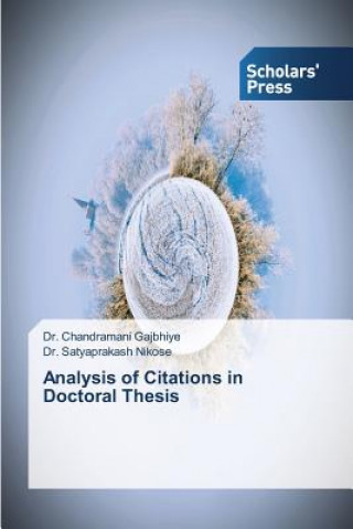 Kniha Analysis of Citations in Doctoral Thesis Chandramani Gajbhiye