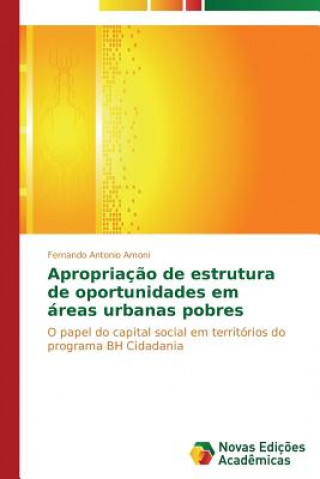 Książka Apropriacao de estrutura de oportunidades em areas urbanas pobres Amoni Fernando Antonio