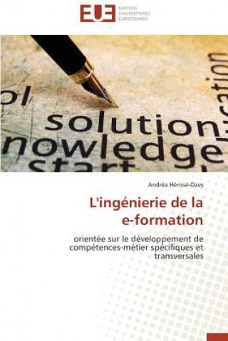 Könyv L'Ing nierie de la E-Formation Andréa Hérissé-Davy