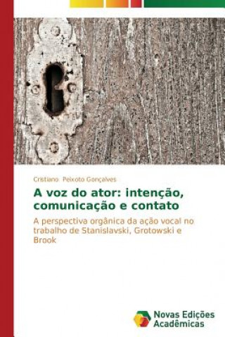 Книга voz do ator Cristiano Peixoto Gonçalves