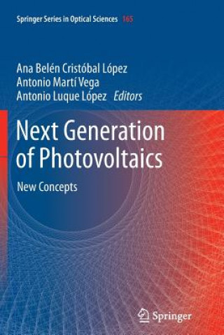 Knjiga Next Generation of Photovoltaics Ana Cristobal