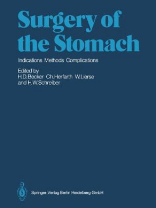 Kniha Surgery of the Stomach Horst D. Becker