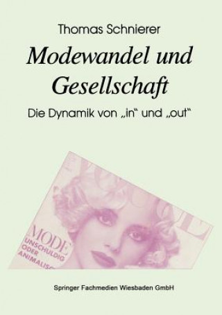 Knjiga Modewandel Und Gesellschaft Thomas Schnierer