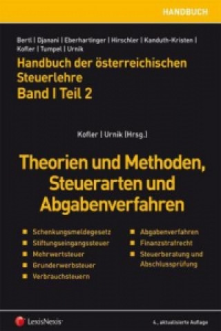 Carte Handbuch der österreichischen Steuerlehre. Band I Teil 2 Herbert Kofler