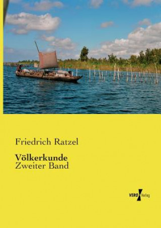 Kniha Voelkerkunde Friedrich Ratzel