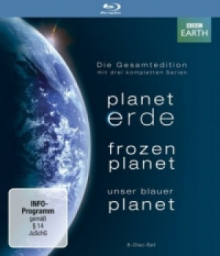 Video Planet Erde / Frozen Planet / Unser Blauer Planet, 8 Blu-rays Alastair Fothergill