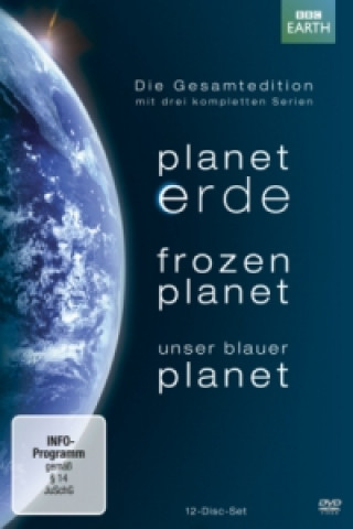 Videoclip Planet Erde / Frozen Planet / Unser Blauer Planet, 12 DVDs Alastair Fothergill