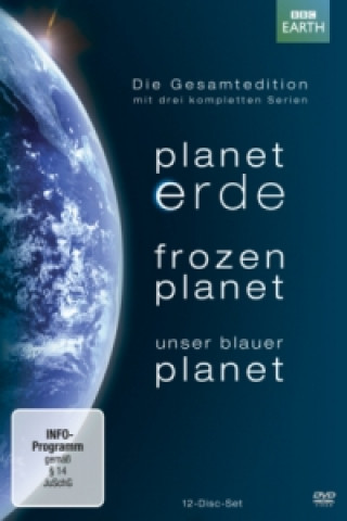 Video Planet Erde / Frozen Planet / Unser Blauer Planet, 12 DVDs Alastair Fothergill