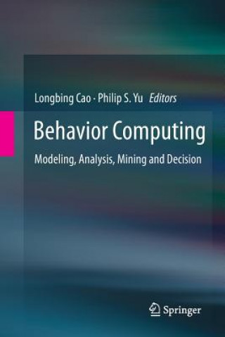 Książka Behavior Computing Longbing Cao