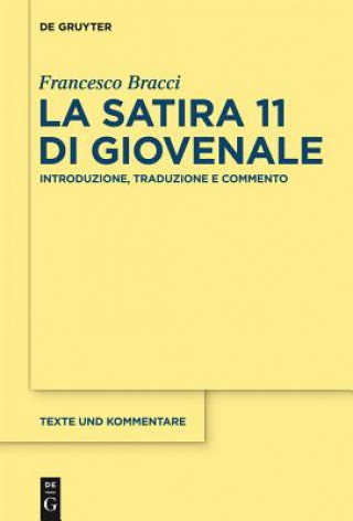 Książka satira 11 di Giovenale Francesco Bracci