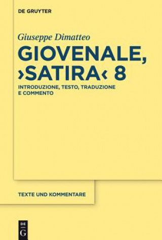 Kniha Giovenale, "Satira" 8 Giuseppe Dimatteo