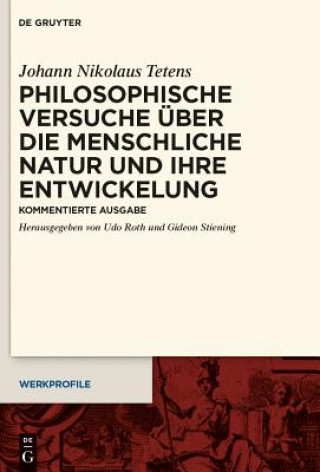 Książka Philosophische Versuche uber die menschliche Natur und ihre Entwickelung Johann Nikolaus Tetens